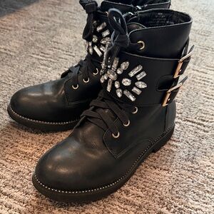 Kurt Geiger Crystal Boots Girls Sz 3